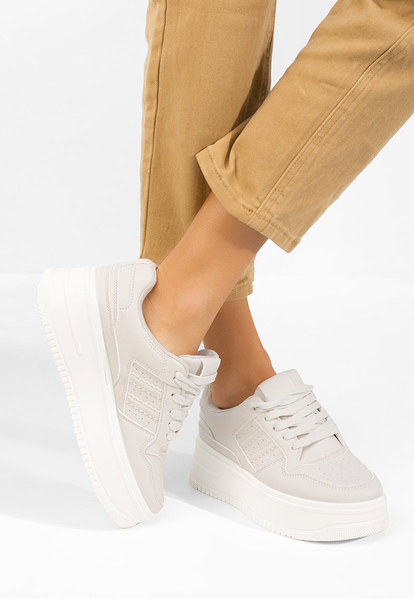 Sneakers con plateau Liorna beige
