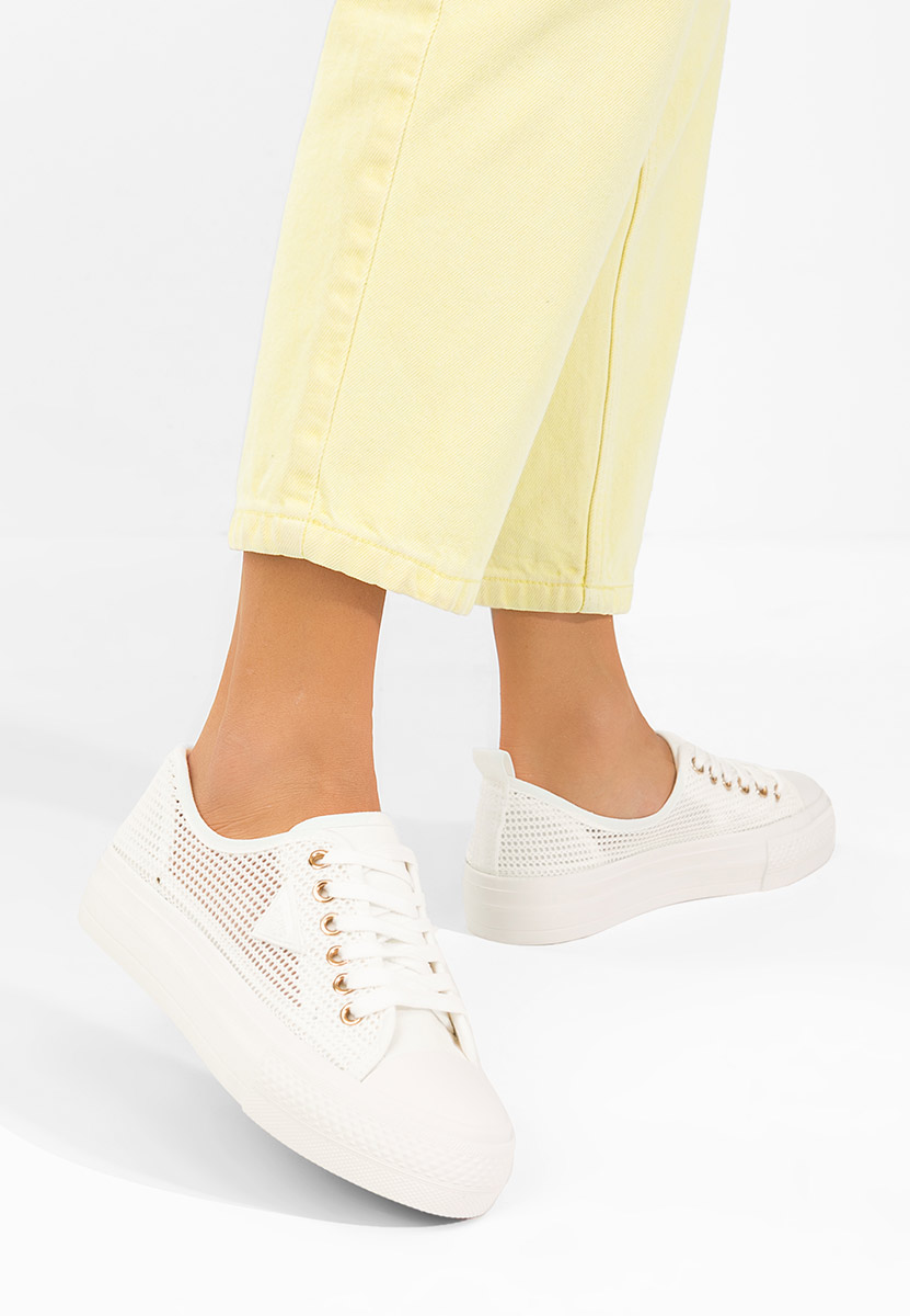 Scarpe da ginnastica donna Fanita bianchi