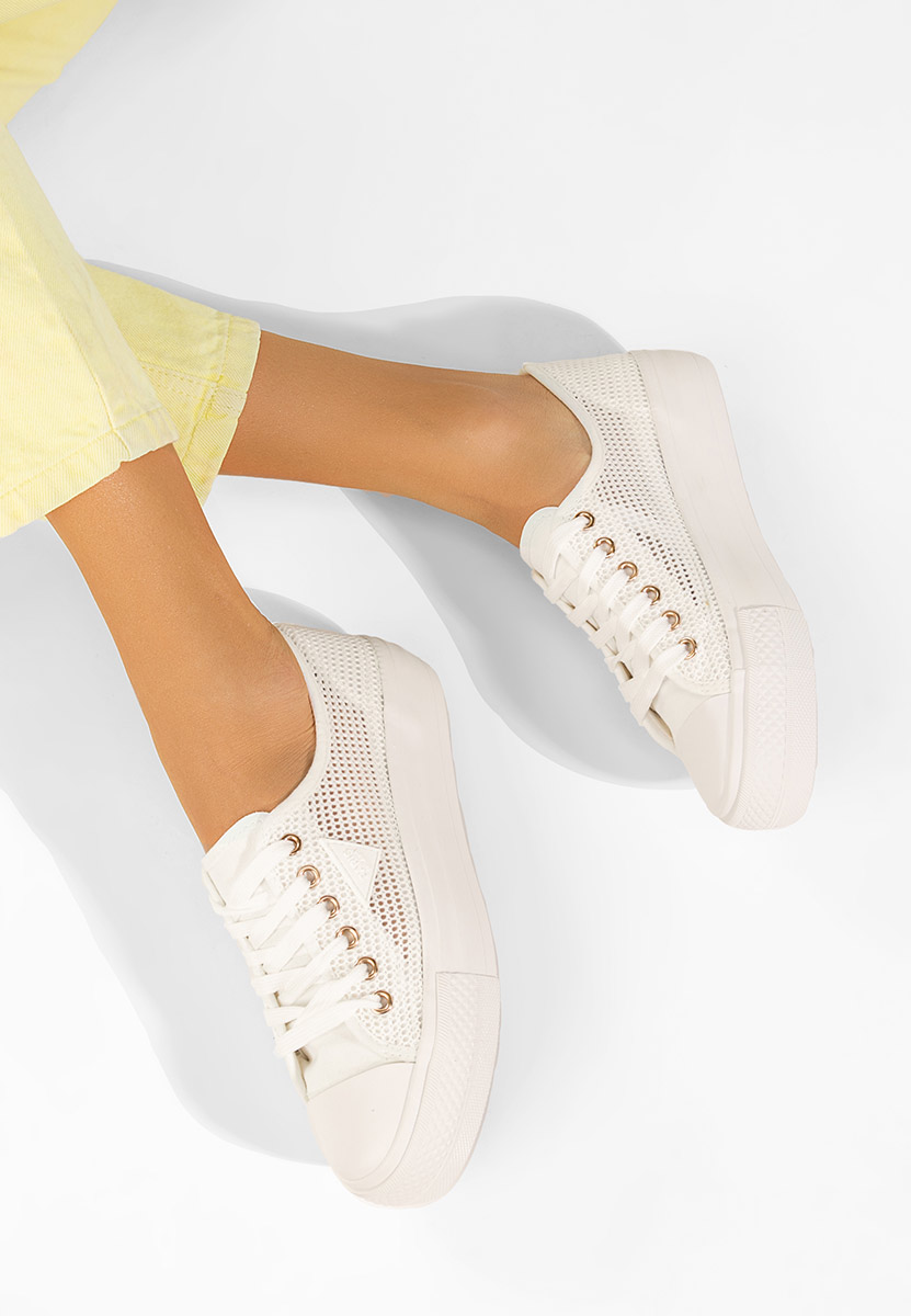 Scarpe da ginnastica donna Fanita bianchi