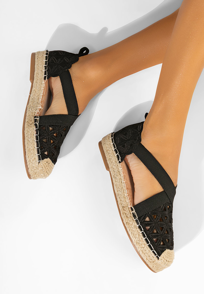 Espadrillas donna Feliania nero
