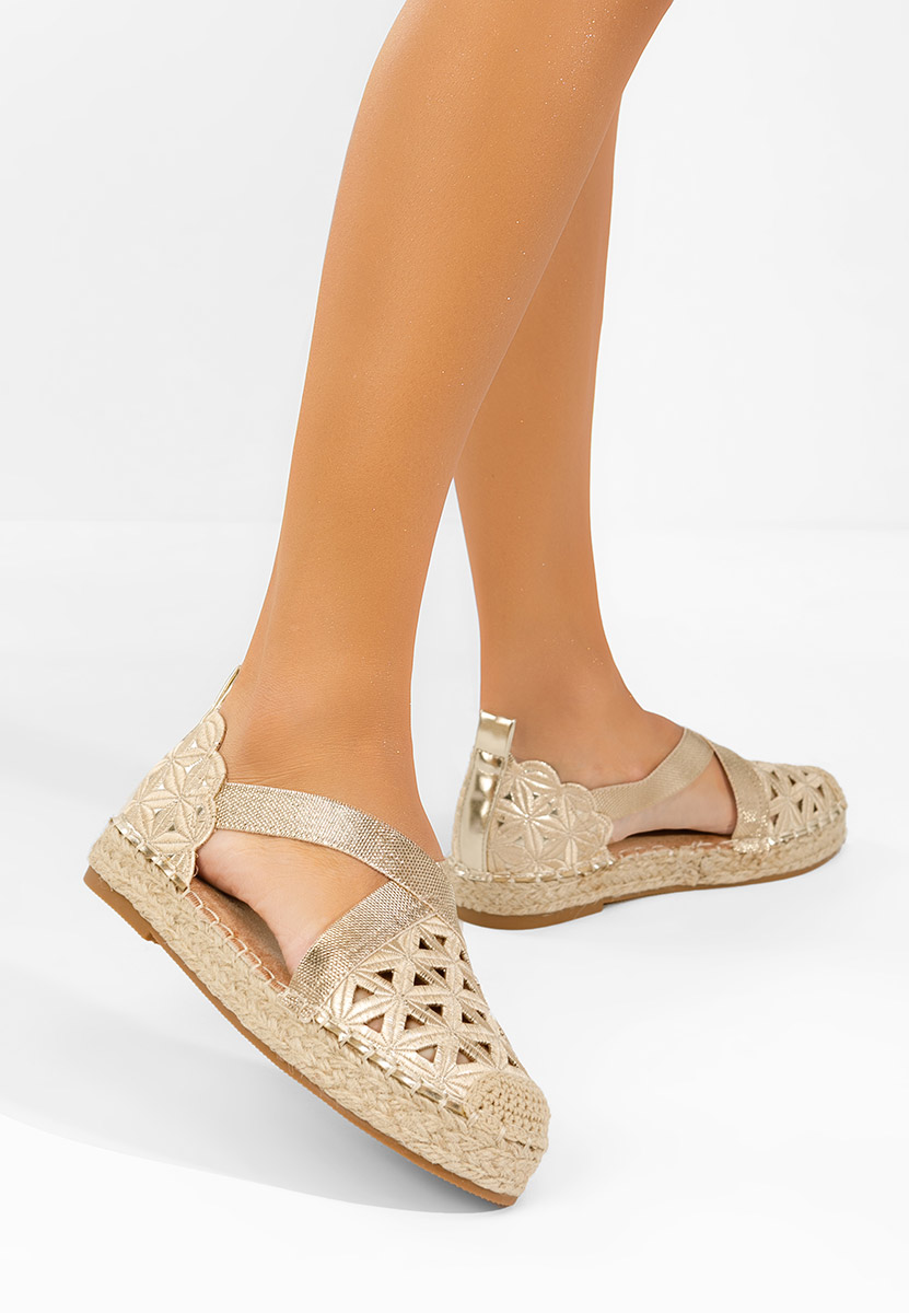Espadrillas donna Feliania oro