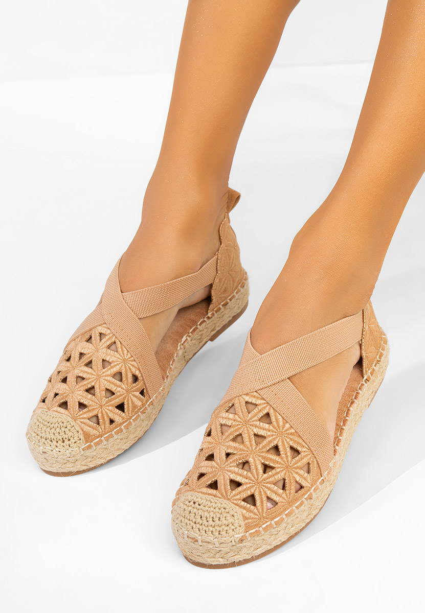 Espadrillas donna Feliania camel