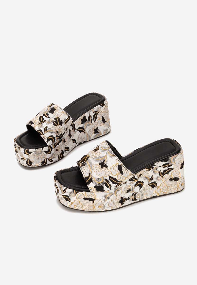 Ciabatte platform Anhela V3 beige