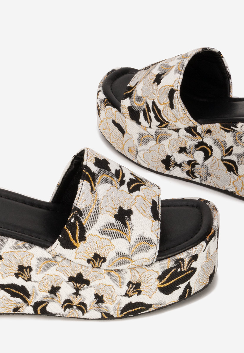 Ciabatte platform Anhela V3 beige