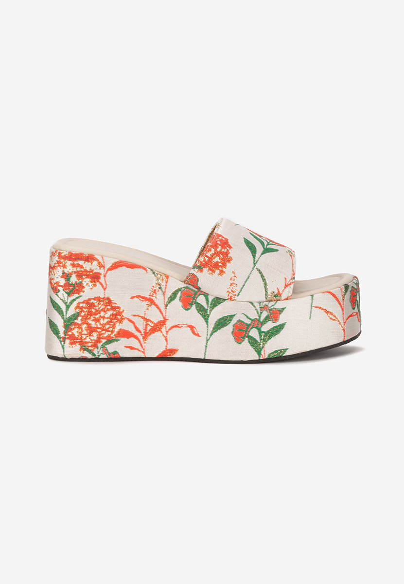 Ciabatte platform Anhela beige