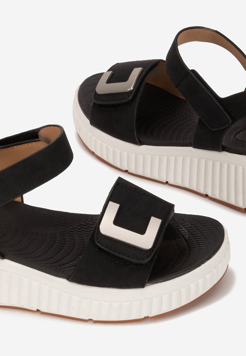 Sandali platform Cistela nero