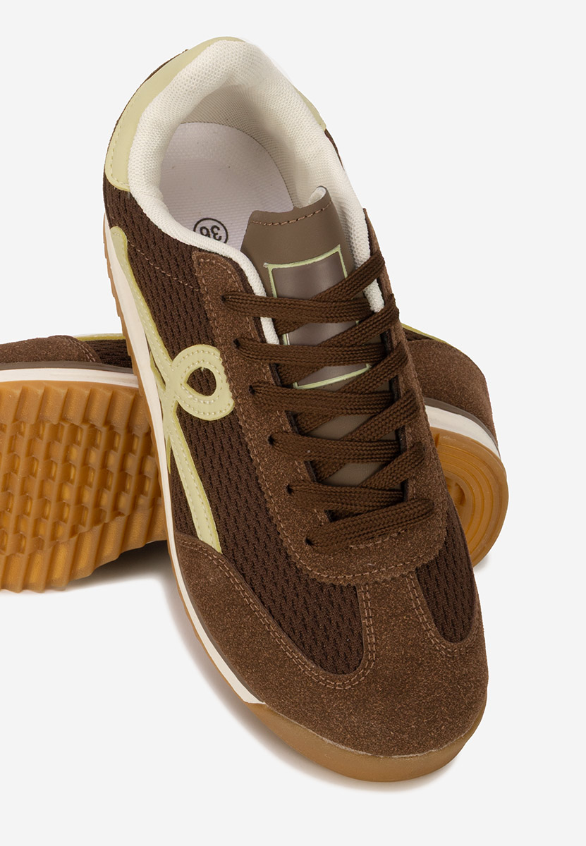 Sneakers donna Ferrelia marrone