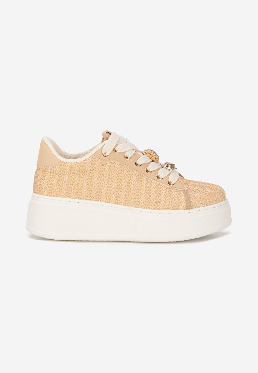 Sneakers con plateau Havania V2 beige