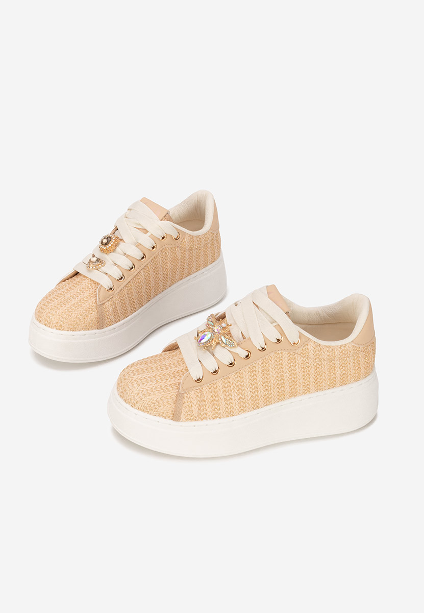 Sneakers con plateau Havania V2 beige