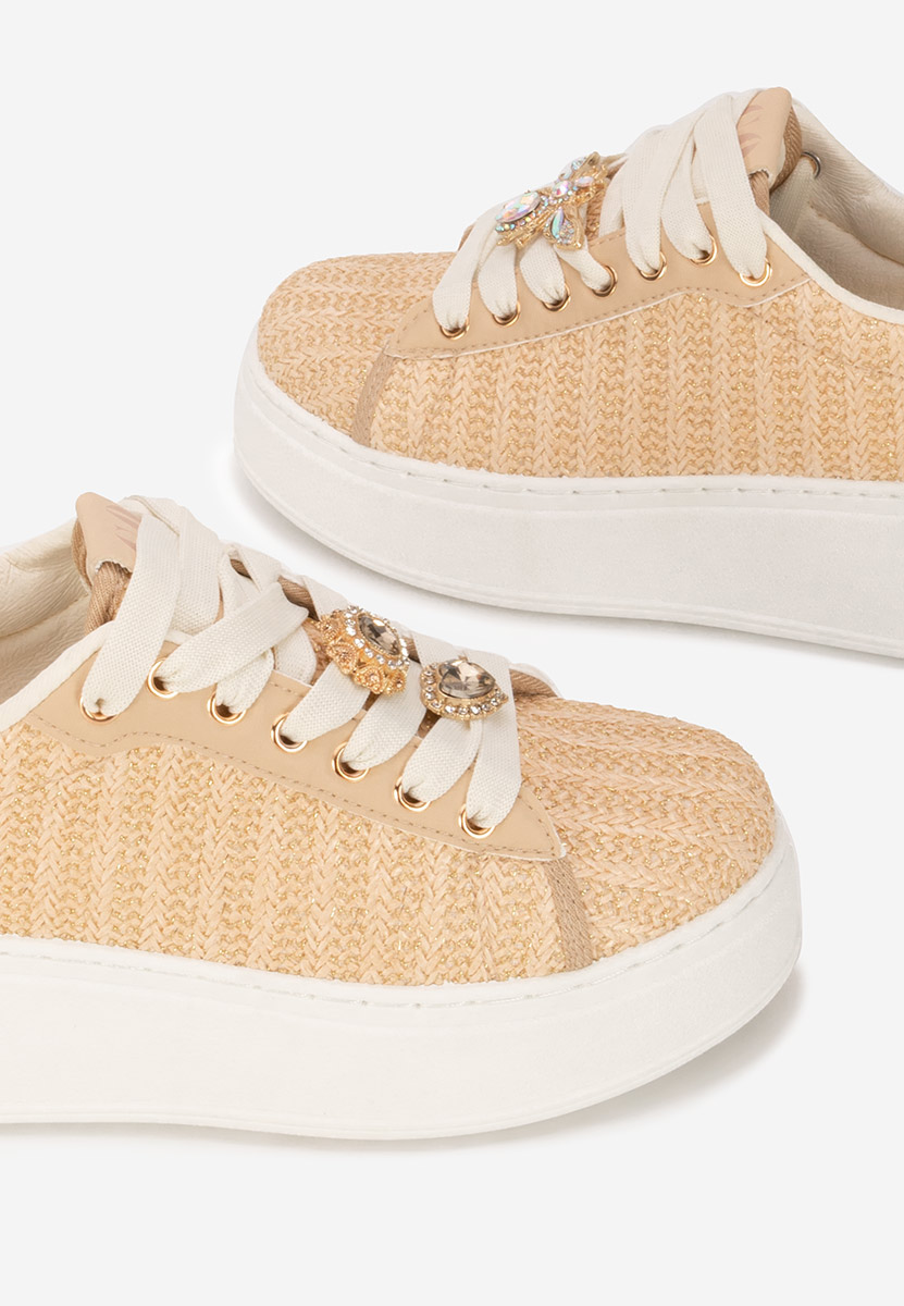 Sneakers con plateau Havania V2 beige
