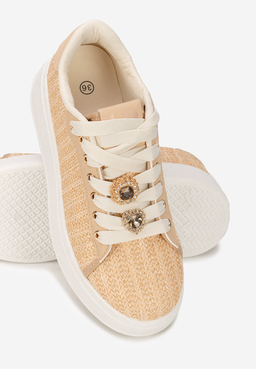 Sneakers con plateau Havania V2 beige
