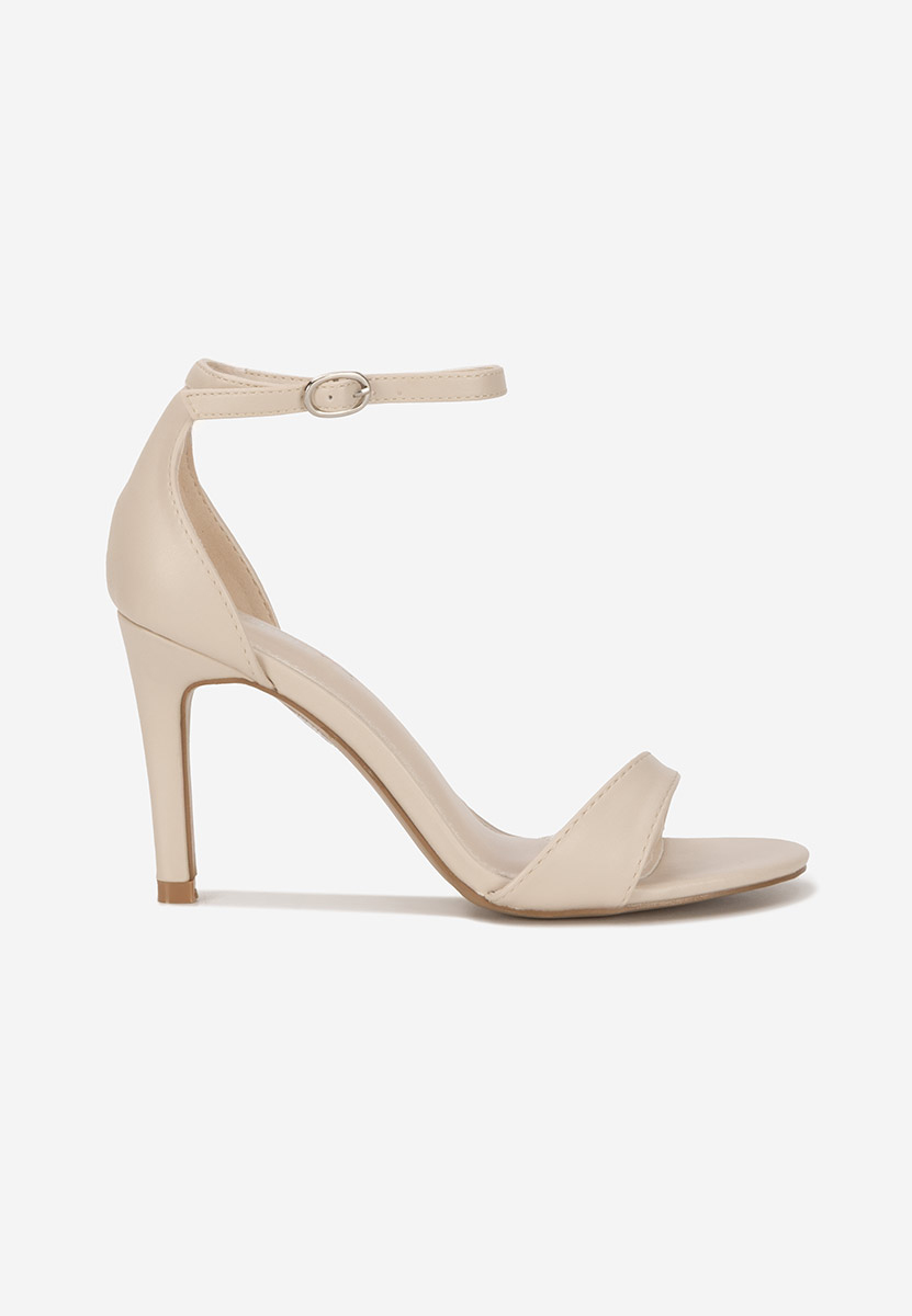 Sandali con tacchetto Sellina beige