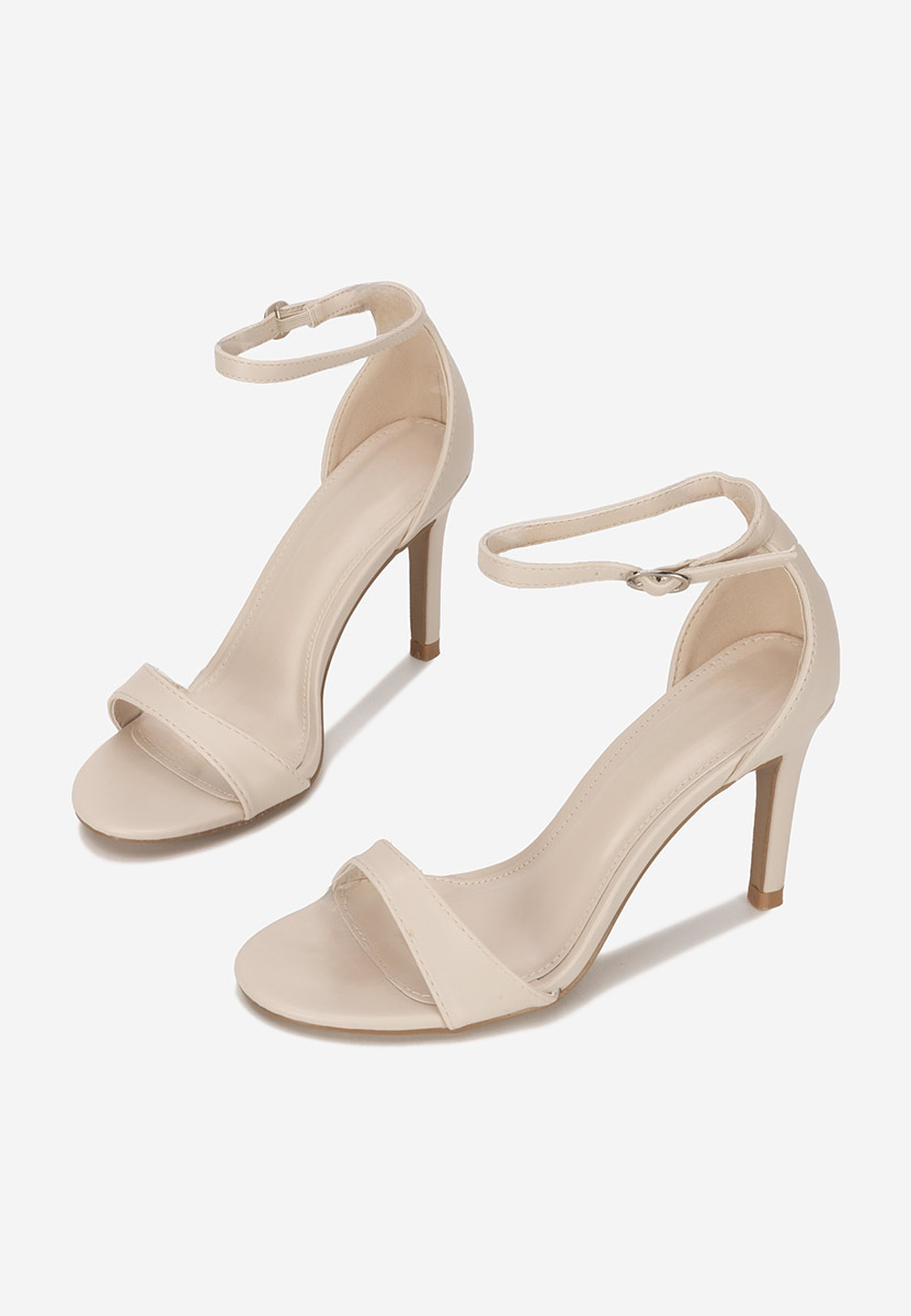 Sandali con tacchetto Sellina beige