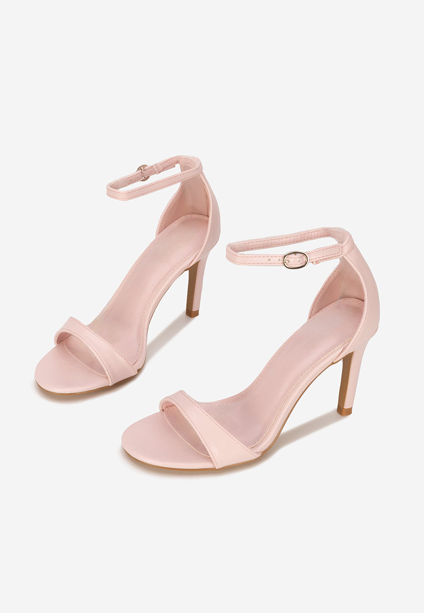 Sandali con tacchetto Sellina rosa