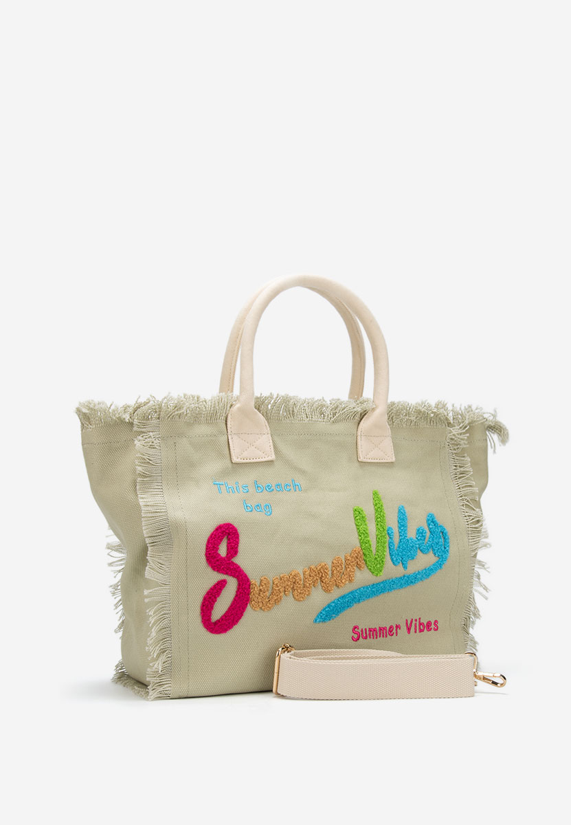Borsa da spiaggia Siminna verde