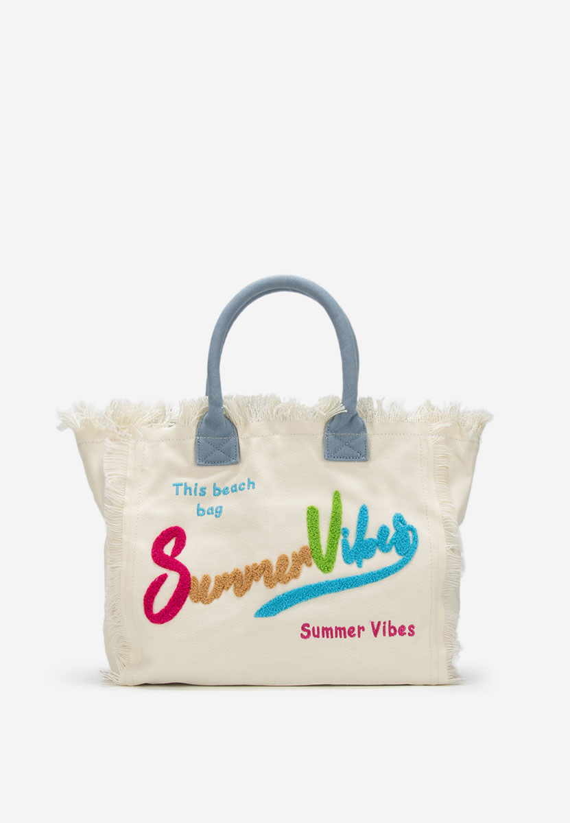 Borsa da spiaggia Siminna beige
