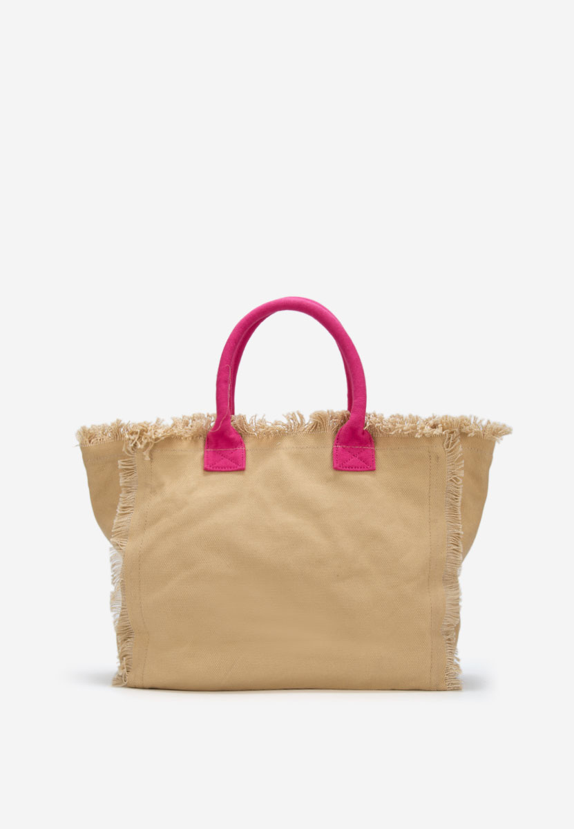 Borsa da spiaggia Siminna cachi