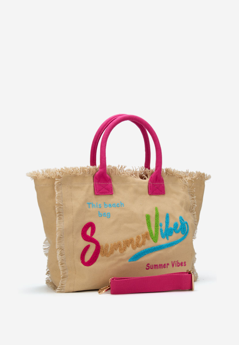 Borsa da spiaggia Siminna cachi