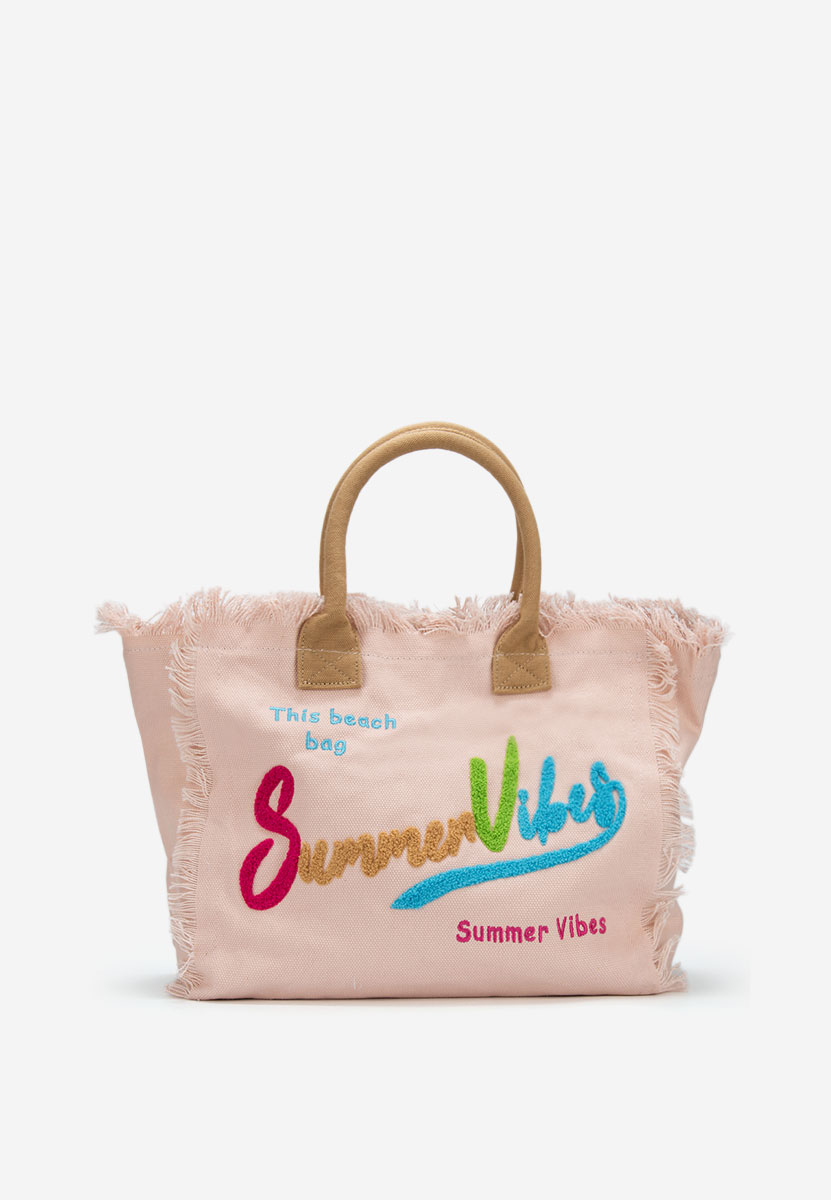 Borsa da spiaggia Siminna rosa