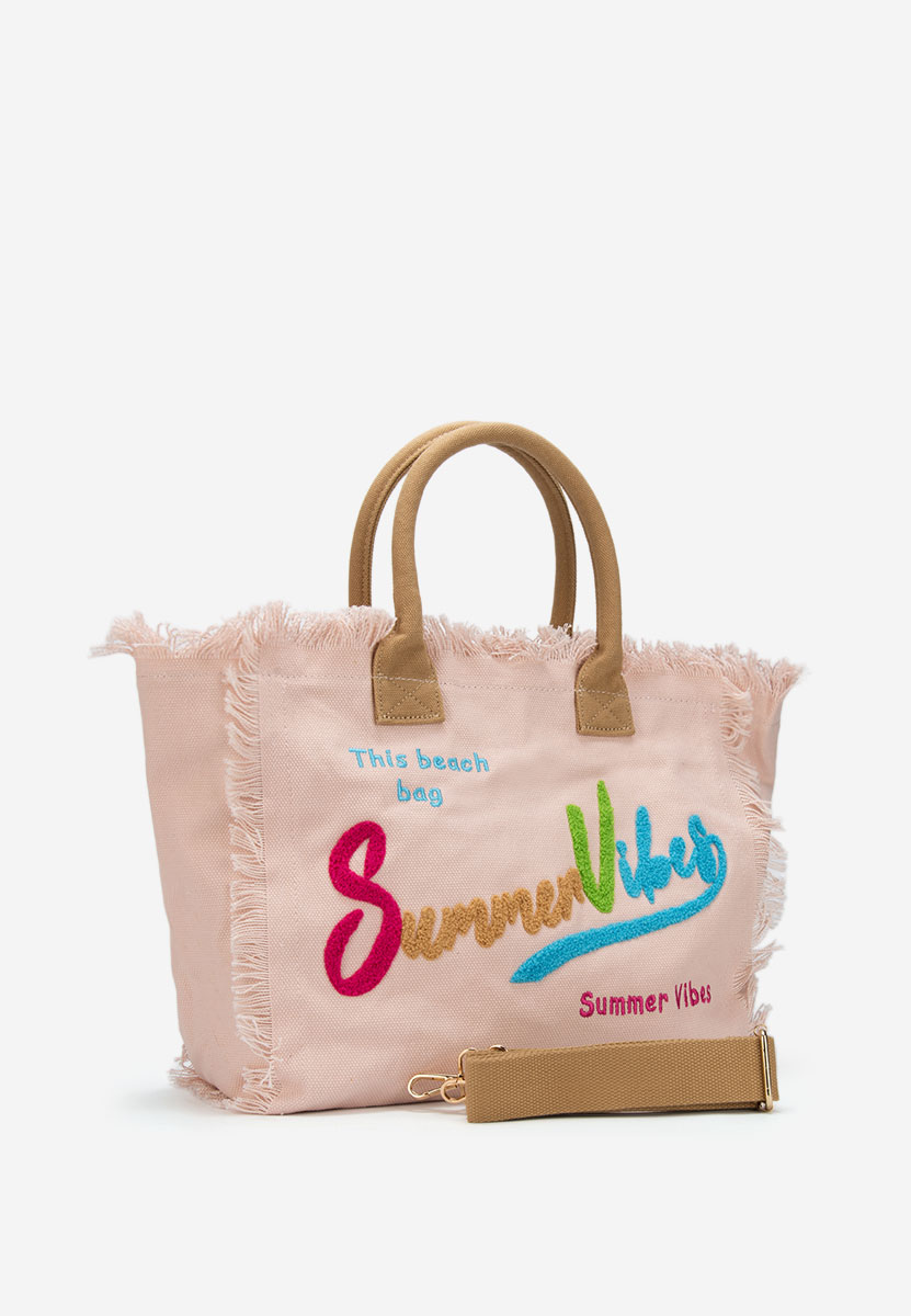 Borsa da spiaggia Siminna rosa