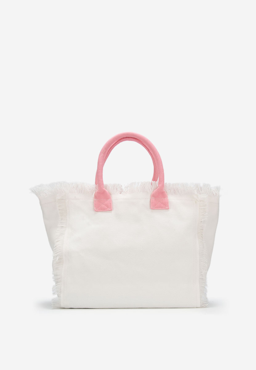 Borsa da spiaggia Siminna bianca