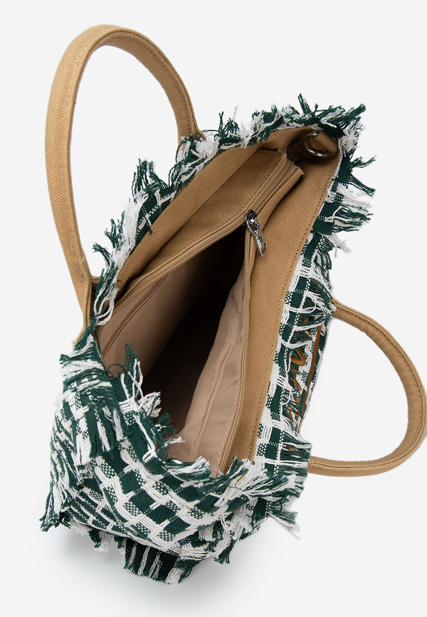 Borsa da spiaggia Dariella verde
