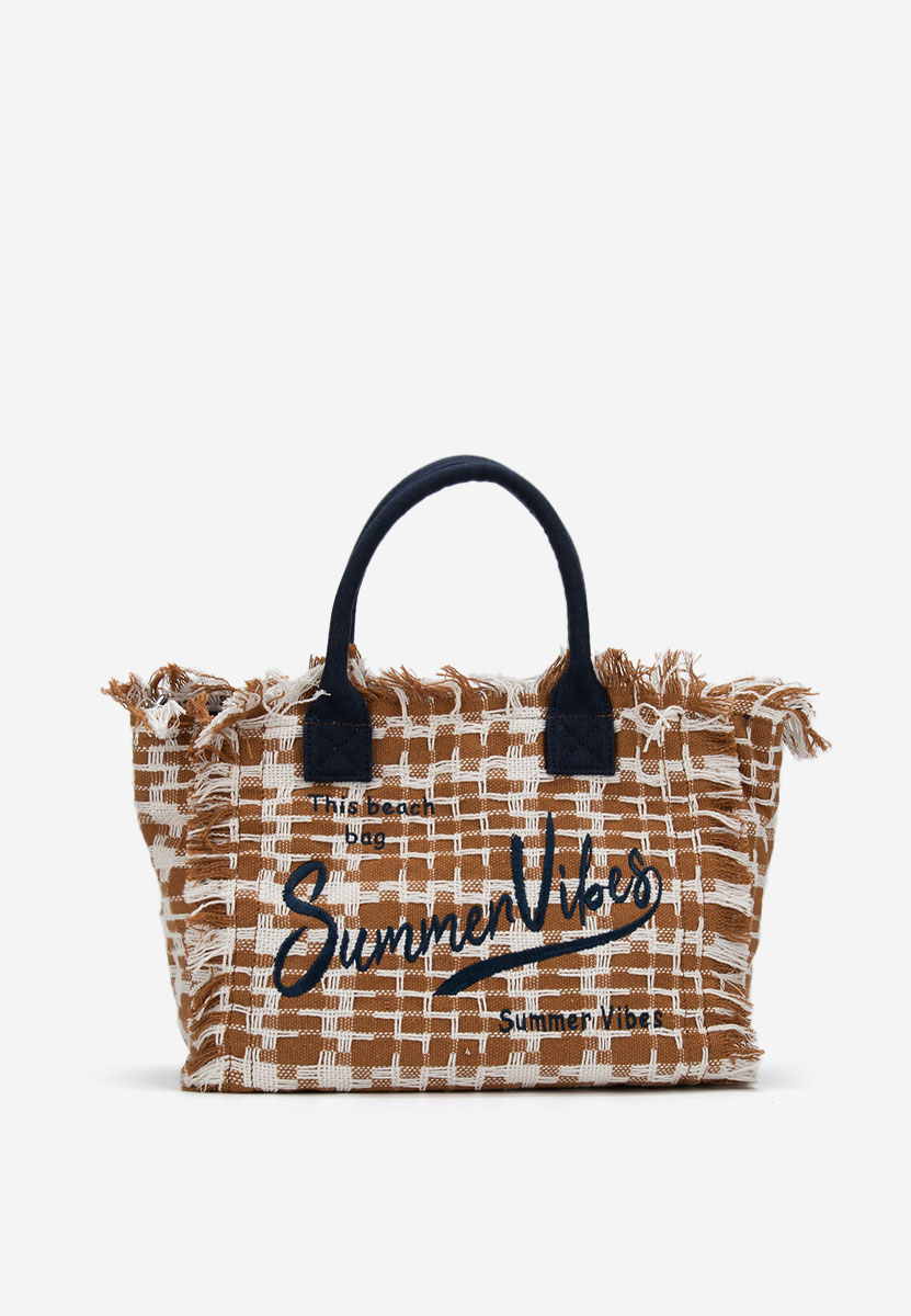 Borsa da spiaggia Dariella marrone