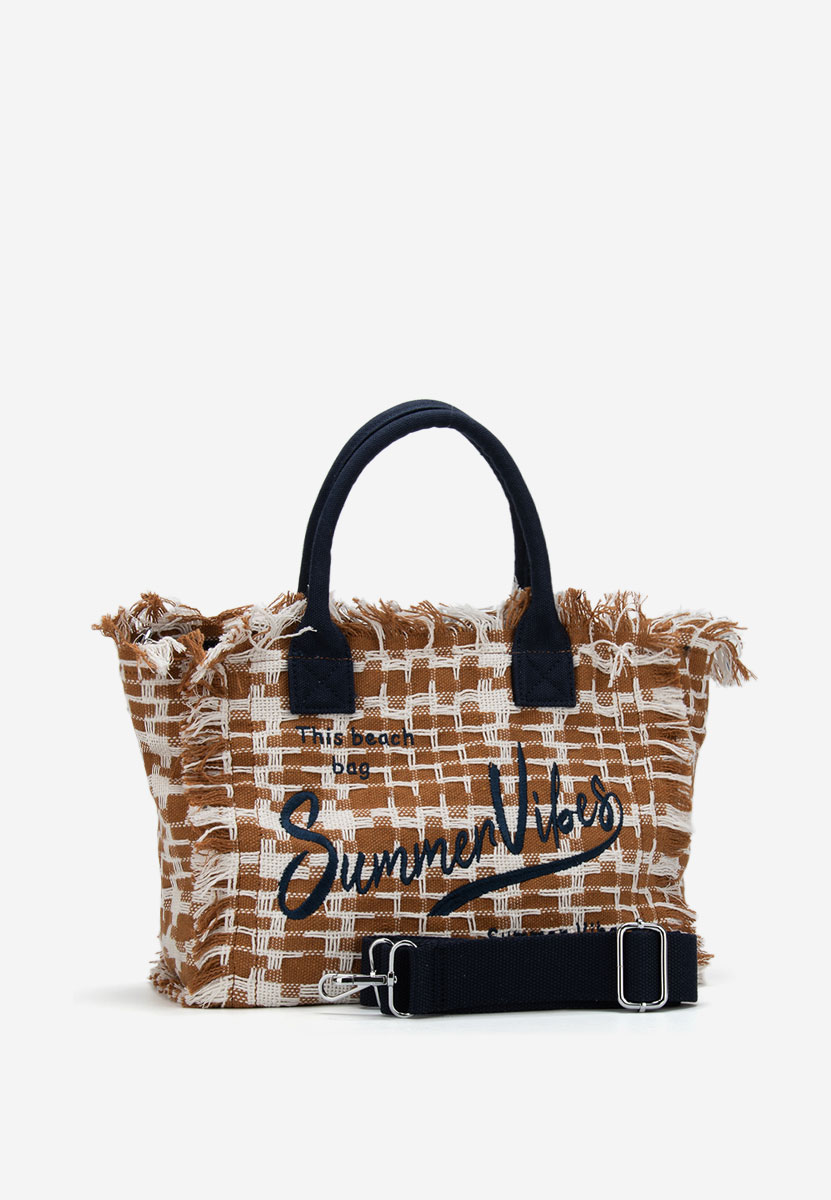 Borsa da spiaggia Dariella marrone