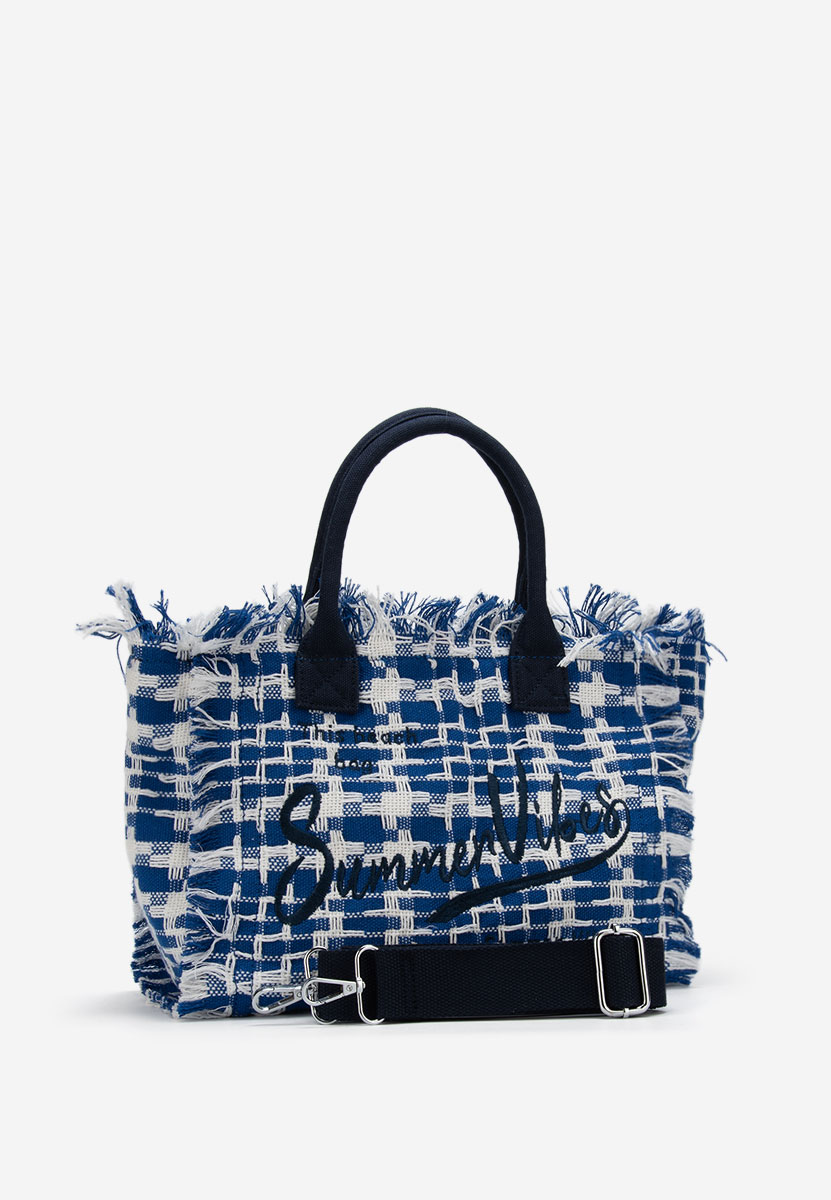 Borsa da spiaggia Dariella blu marine