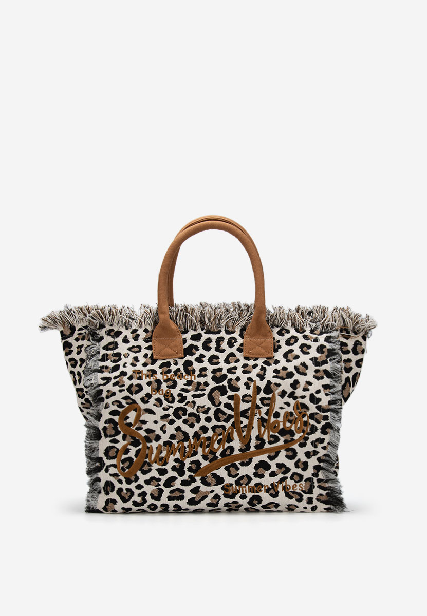 Borsa da spiaggia Aulelia V2 leopardi