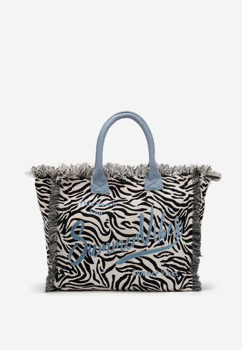 Borsa da spiaggia Aulelia zebra