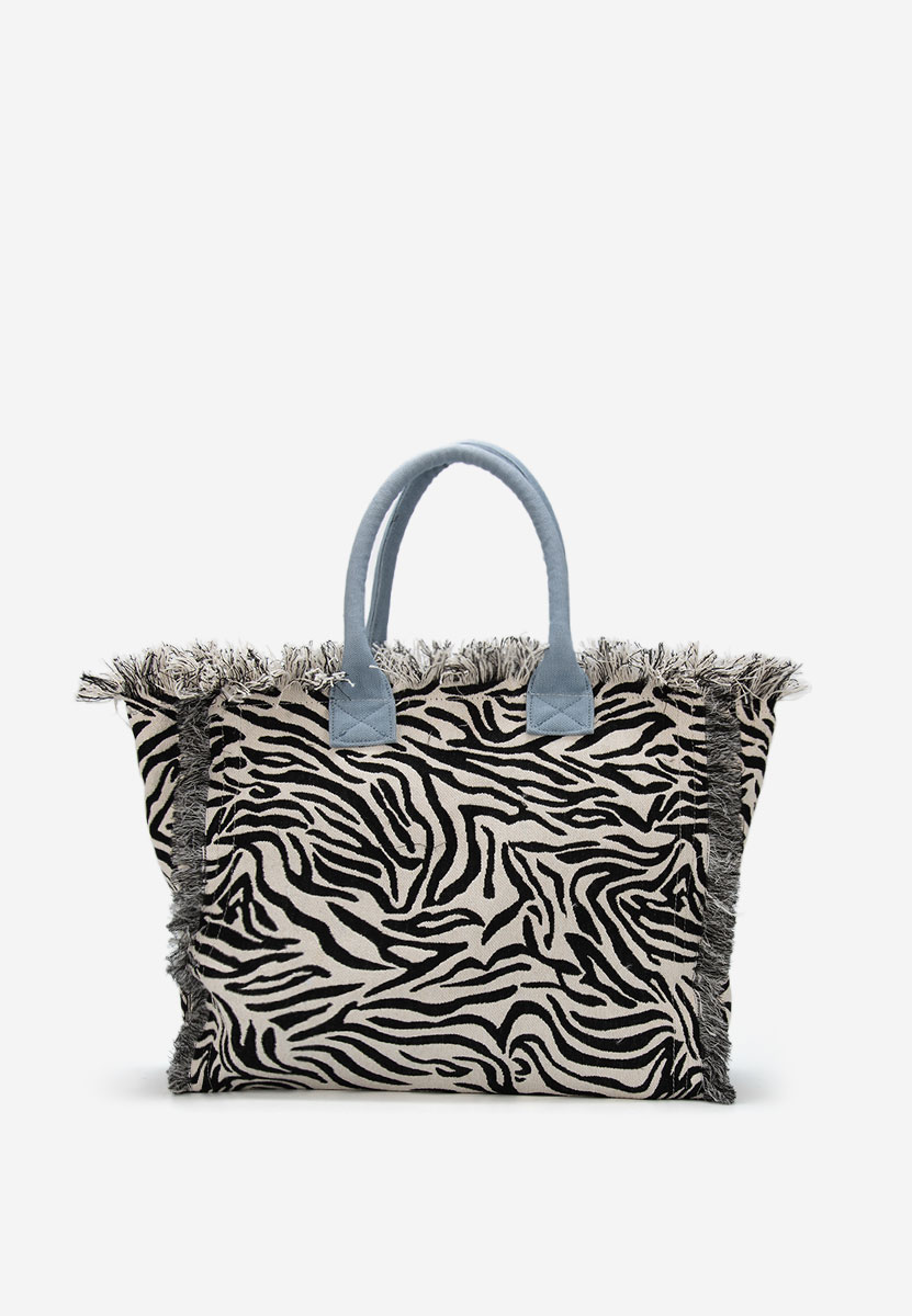 Borsa da spiaggia Aulelia zebra