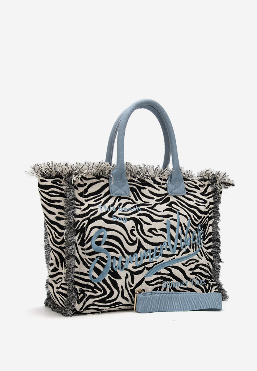 Borsa da spiaggia Aulelia zebra
