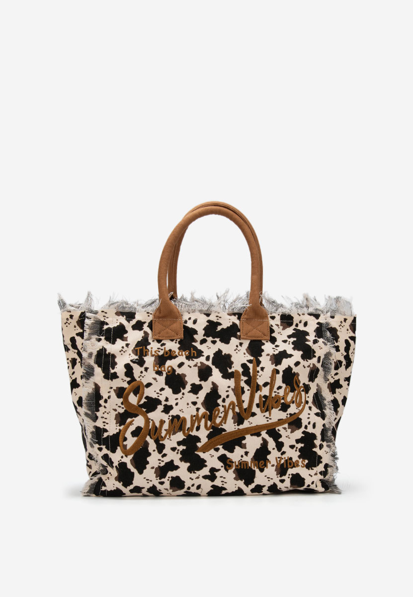Borsa da spiaggia Aulelia animal print