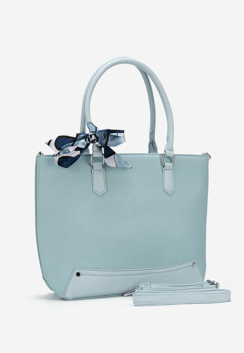 Borsa a mano Flora blu