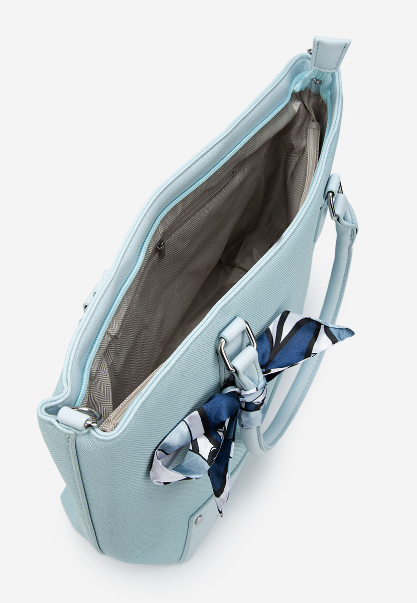 Borsa a mano Flora blu