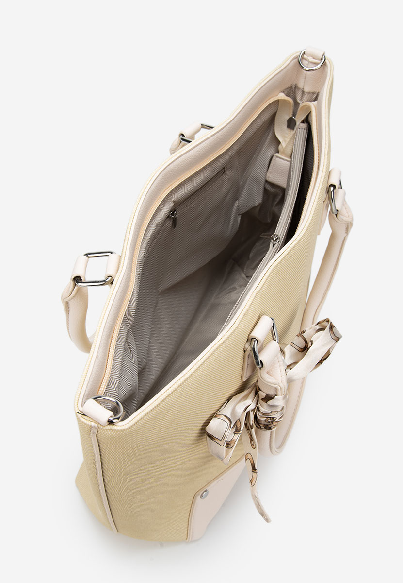 Borsa a mano Flora beige