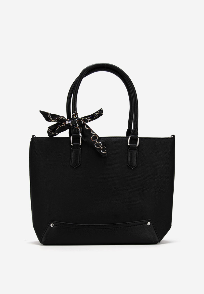 Borsa a mano Flora nera