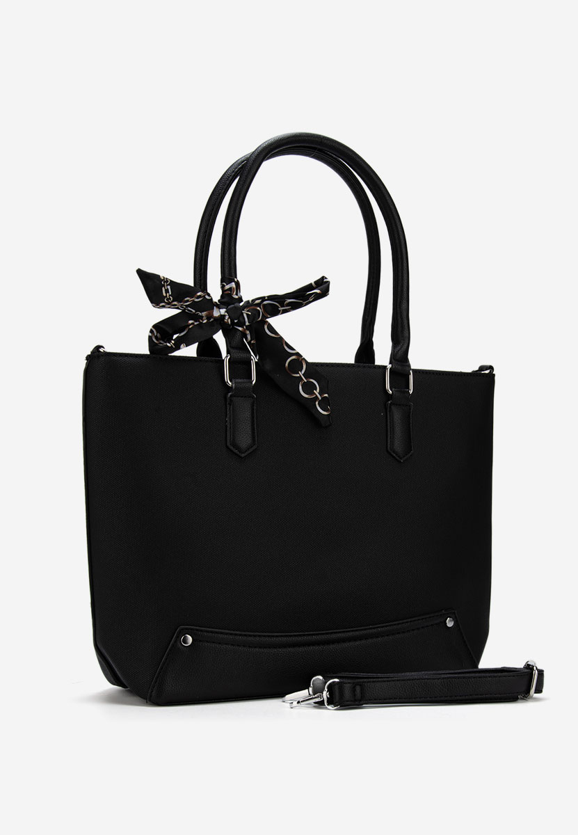 Borsa a mano Flora nera