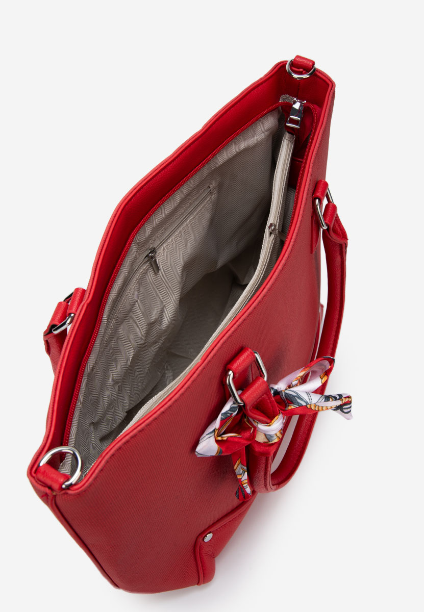 Borsa a mano Flora rosso