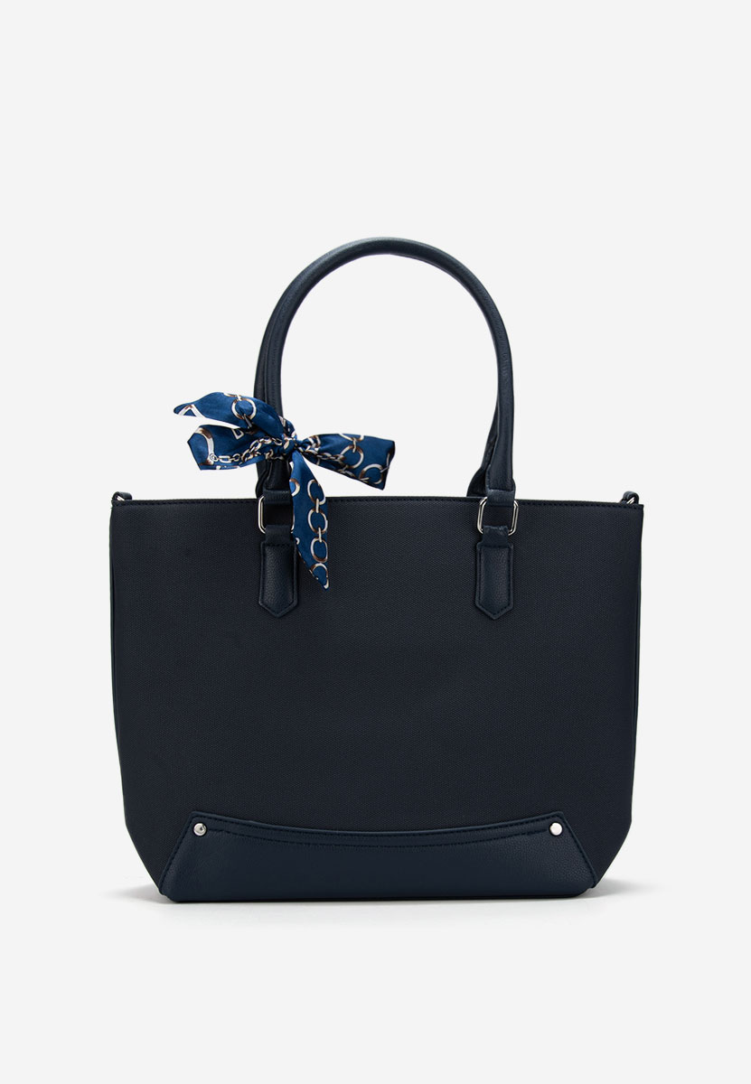 Borsa a mano Flora blu marine