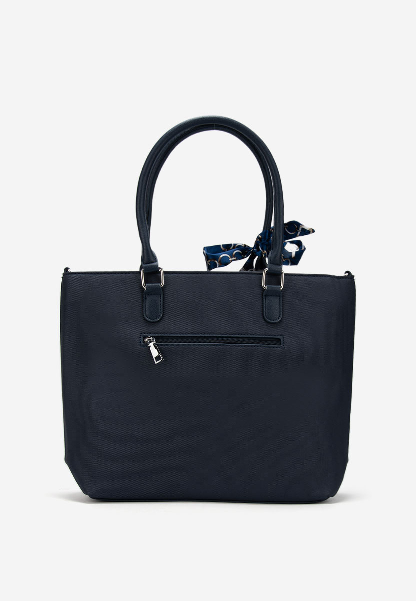 Borsa a mano Flora blu marine