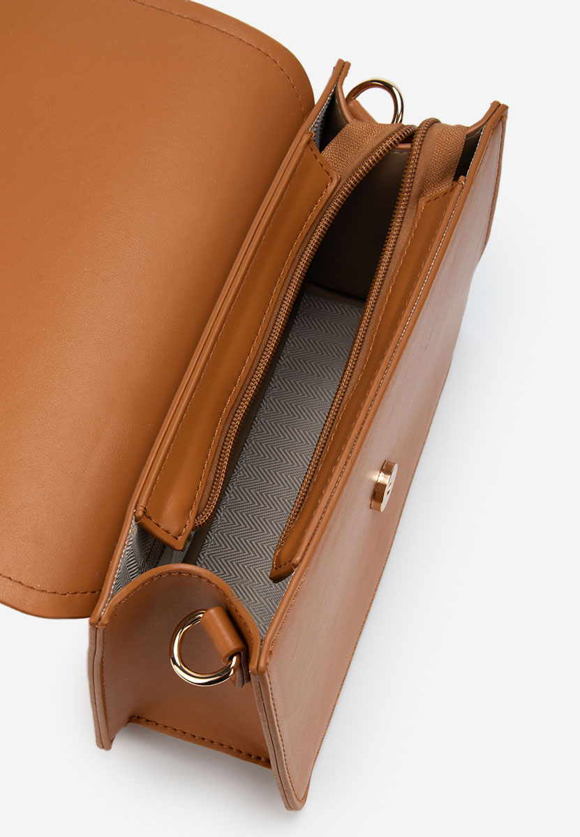 Borsa a spalla Doinea marrone