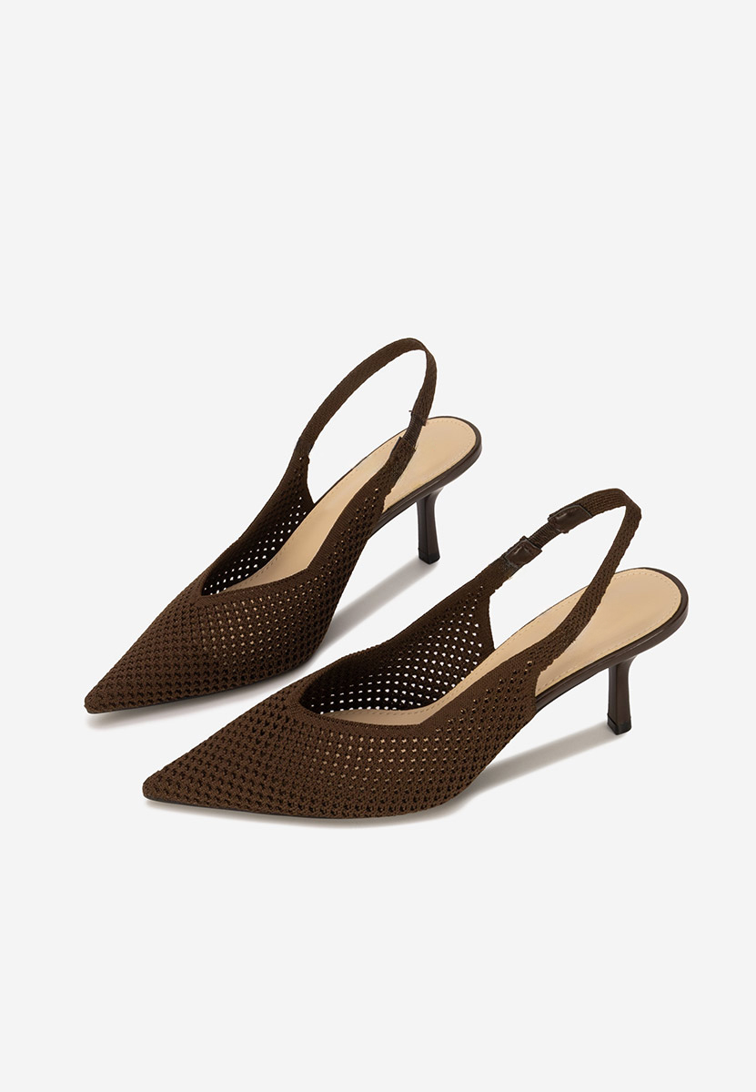 Décolleté Slingback Maldivia marrone