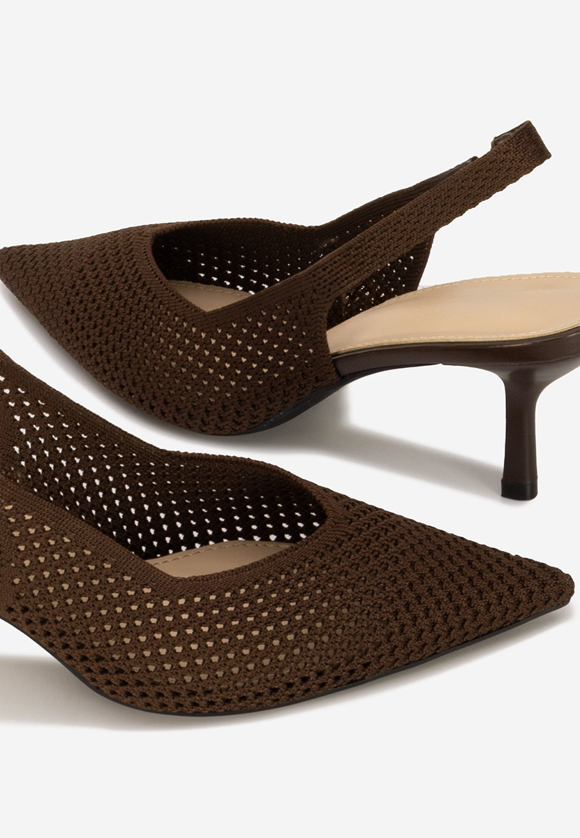 Décolleté Slingback Maldivia marrone