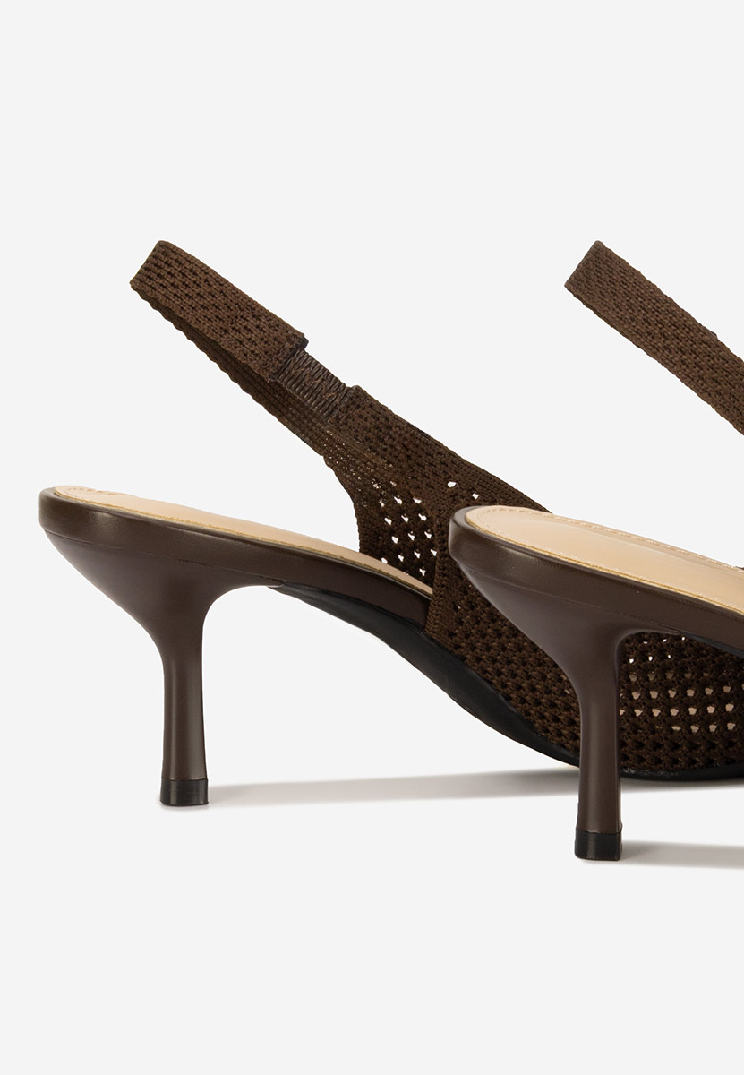 Décolleté Slingback Maldivia marrone