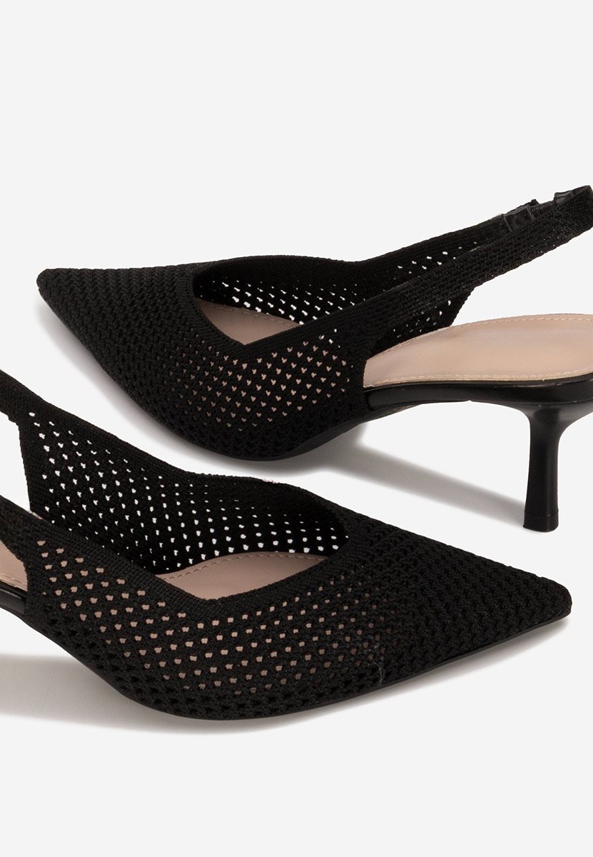 Décolleté Slingback Maldivia nero