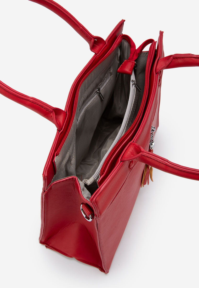 Borsa a mano Iolandia rosso