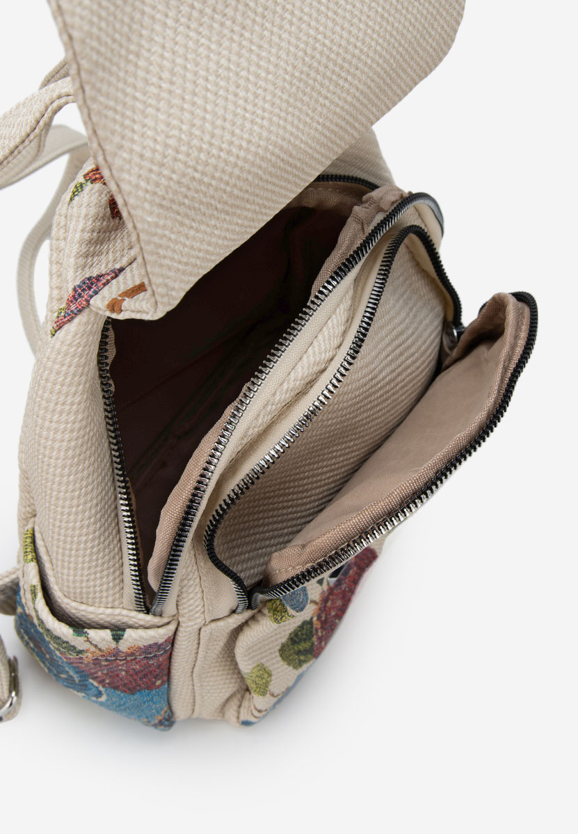Zaino da donna Silvia Rosa 25H093 beige