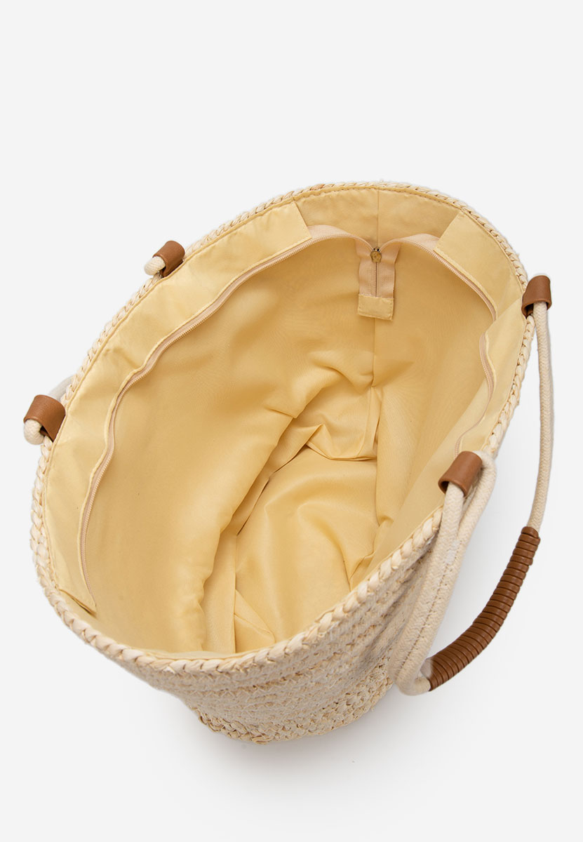 Borsa da spiaggia Varnia camel